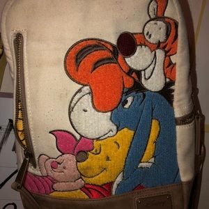 Winnie the Pooh and friends lounge fly backpack